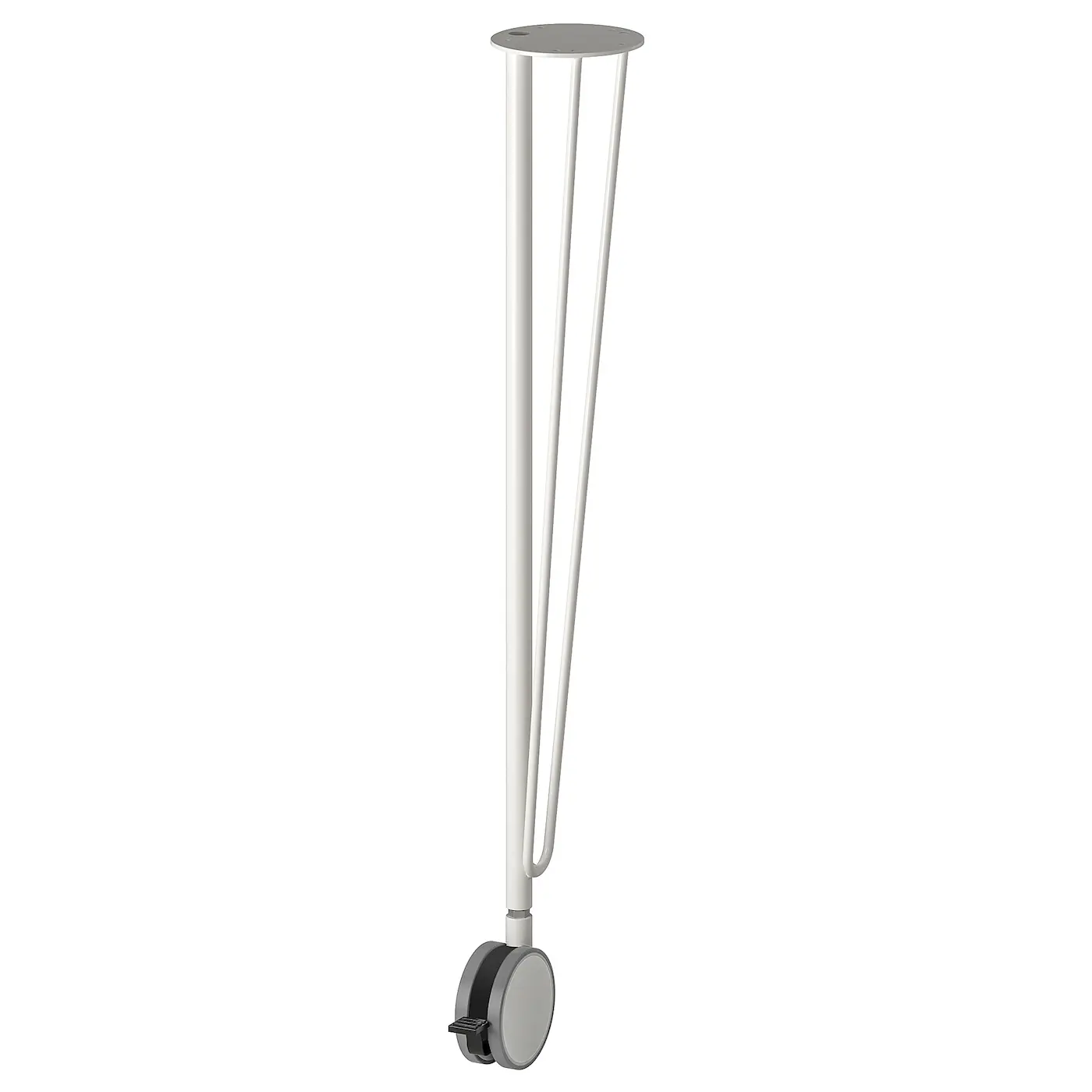 KRILLE Nogar na točkić, bela, 70 cm