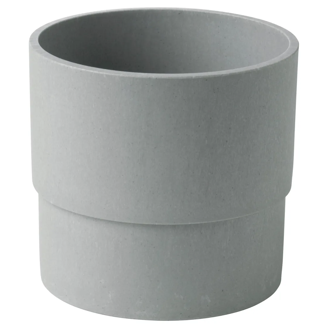 NYPON Saksija, unutra/spolja siva, 12 cm