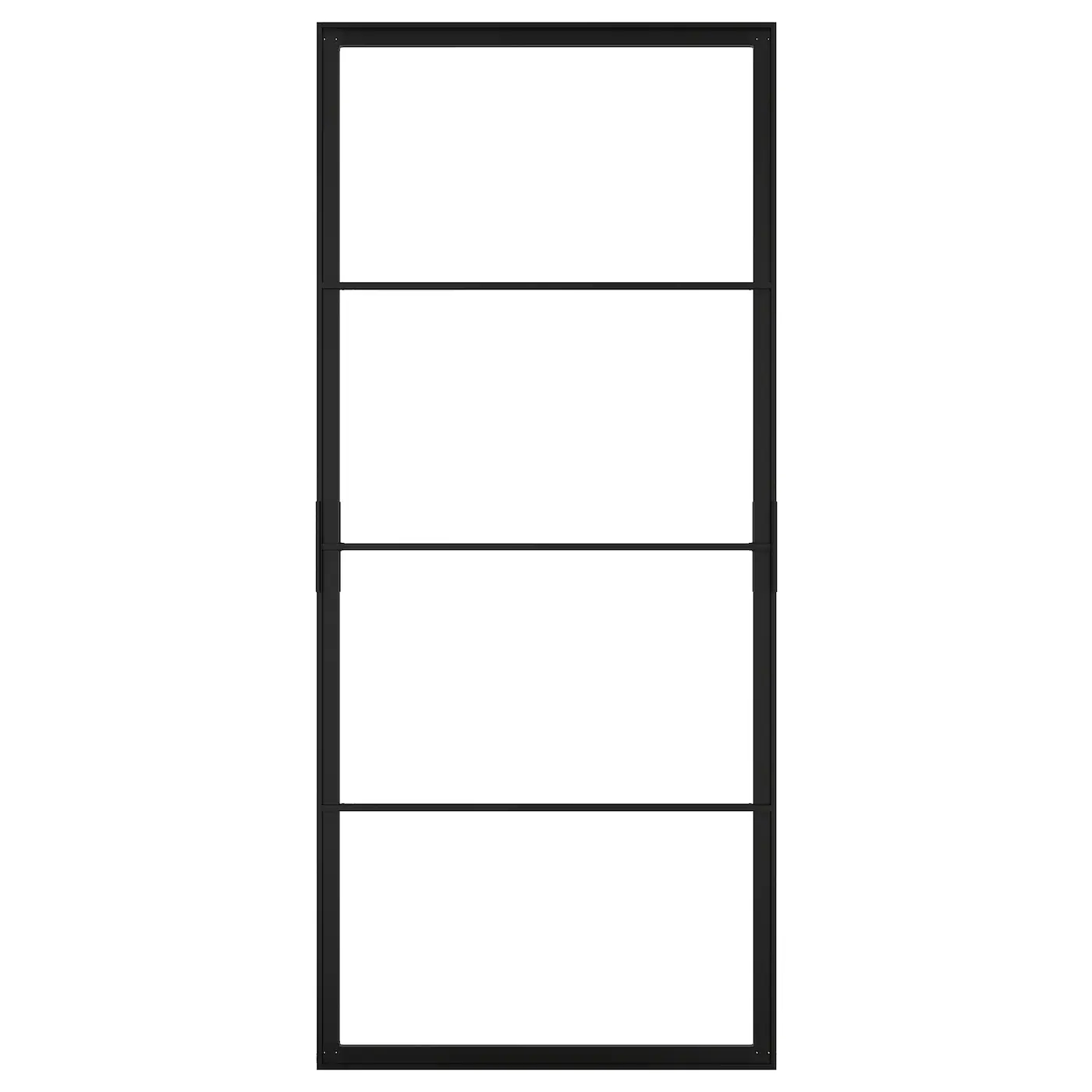 SKYTTA Okvir kliznih vrata, crna, 102x231 cm