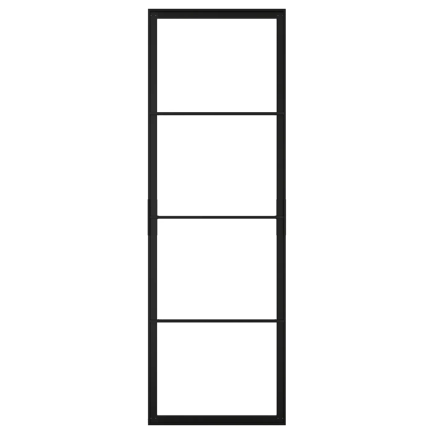 SKYTTA Okvir kliznih vrata, crna, 77x231 cm