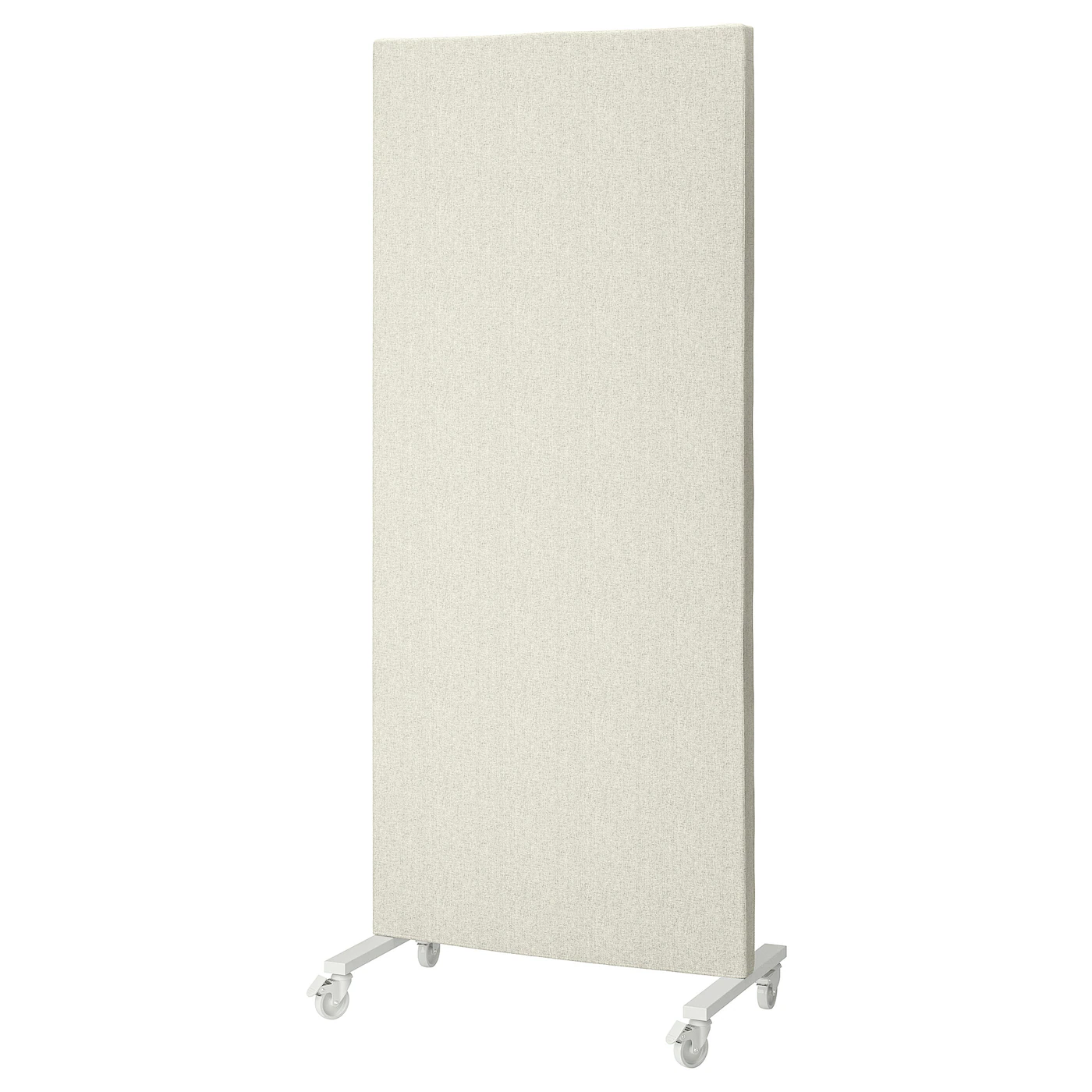 MITTZON Okvir s točkovima/akustični paravan, Gunnared bež/bela, 85x205 cm