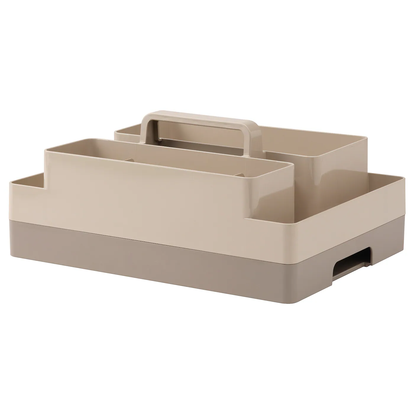 KUGGIS Organizator za radni sto, 2 kom., sivo-bež/tamnosiva-bež, 26x35x16 cm