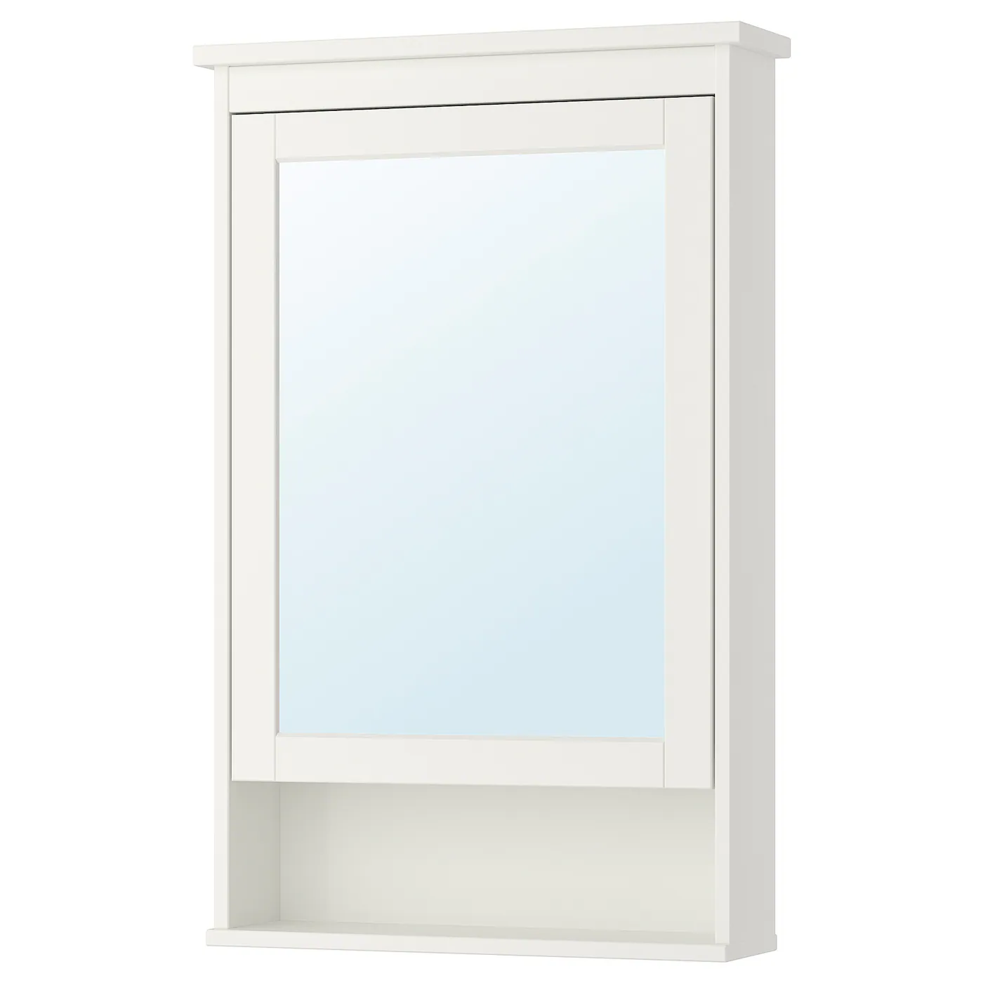 HEMNES Ormarić s ogledalom s 1 vratima, bela, 63x16x98 cm