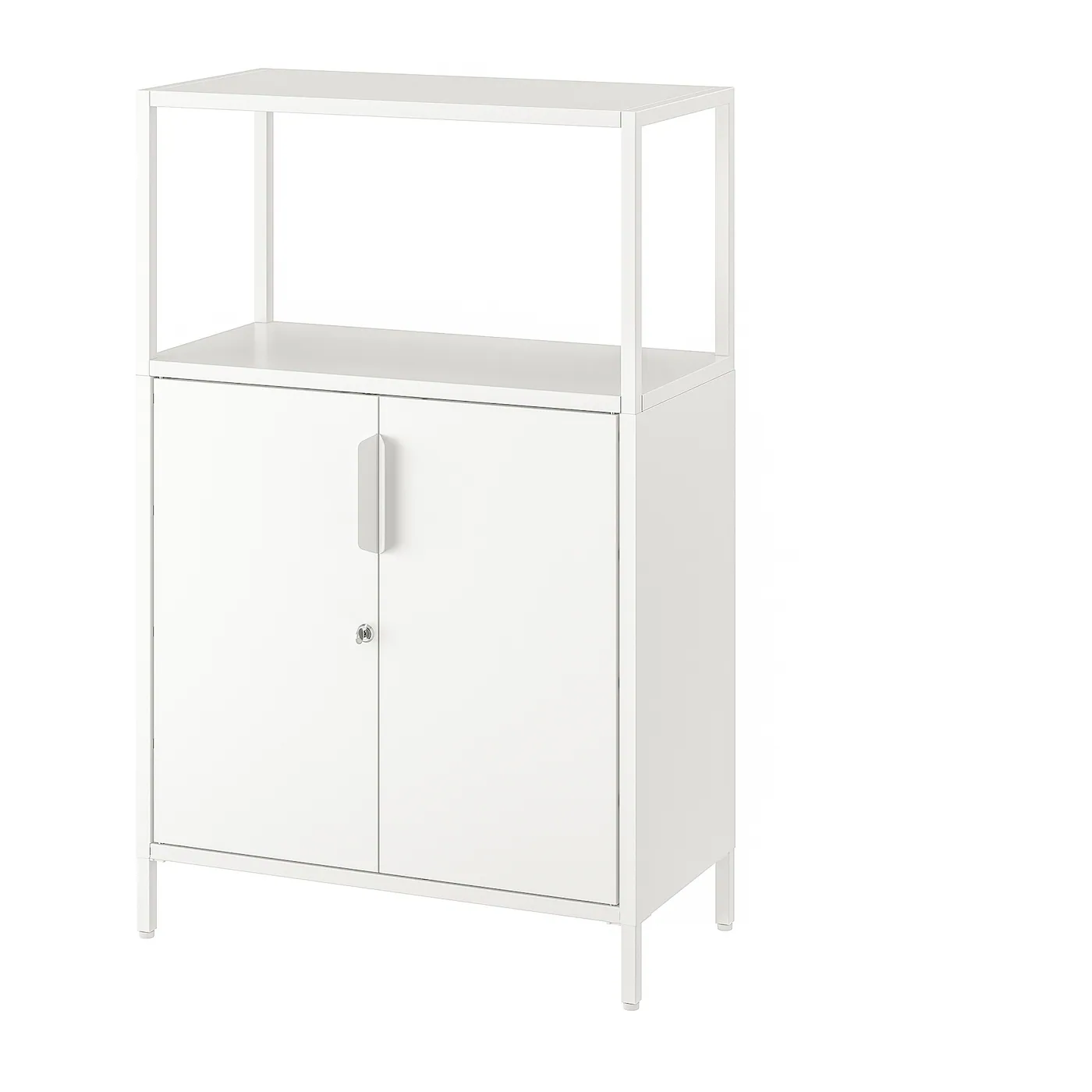 TROTTEN Ormarić s vratima, bela, 70x35x110 cm