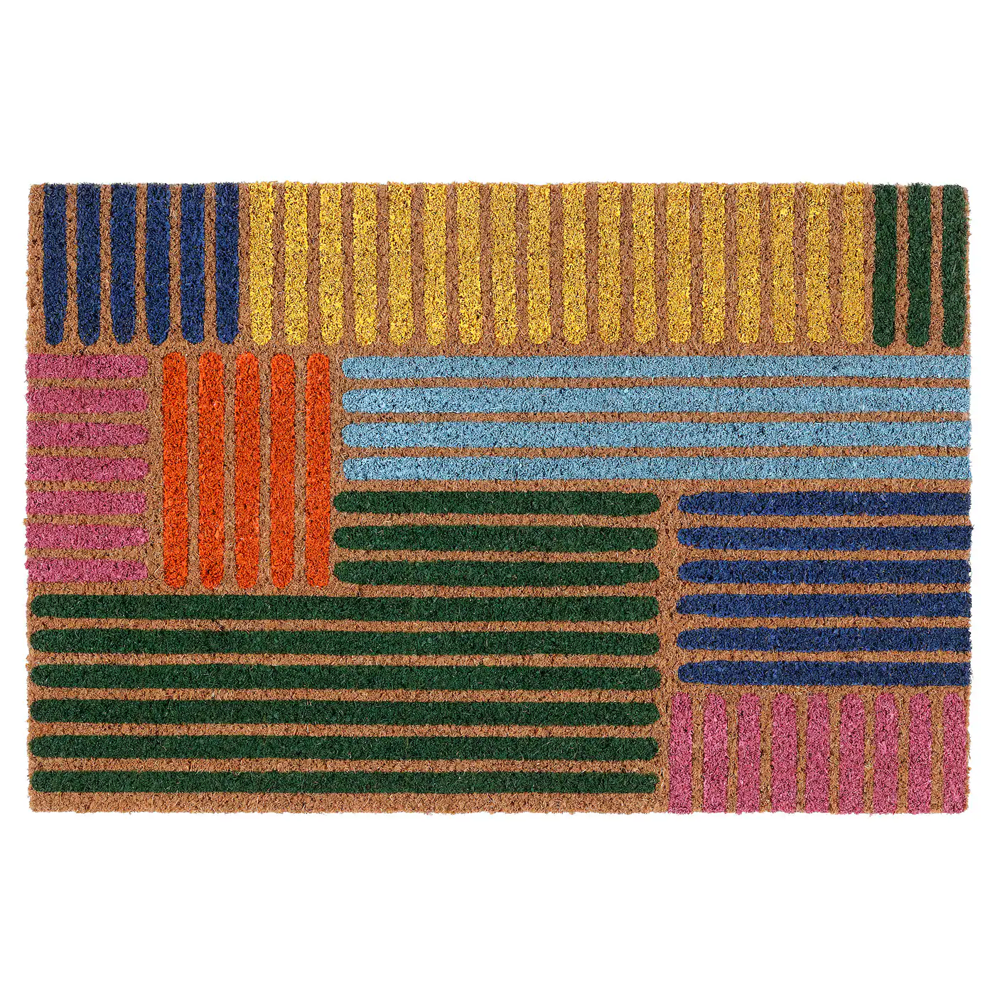 SPÅRDJUP Otirač, unutra, raznobojno/pruga, 40x60 cm