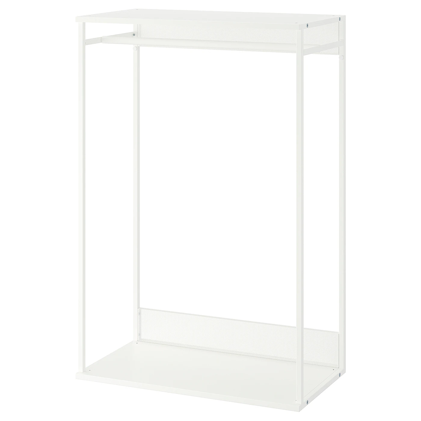 PLATSA Otvoreno odlaganje odeće, bela, 80x40x120 cm
