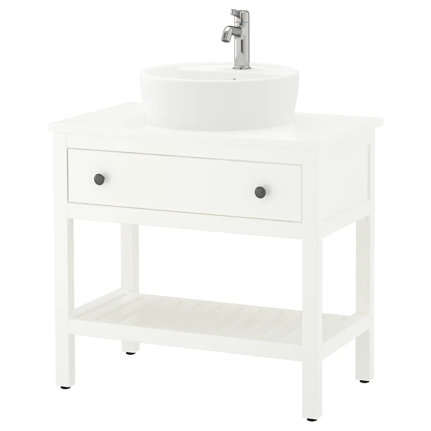 HEMNES / TÖRNVIKEN Otv.post umiv s fiokom/umiv/slav, bela, 82x48x90 cm