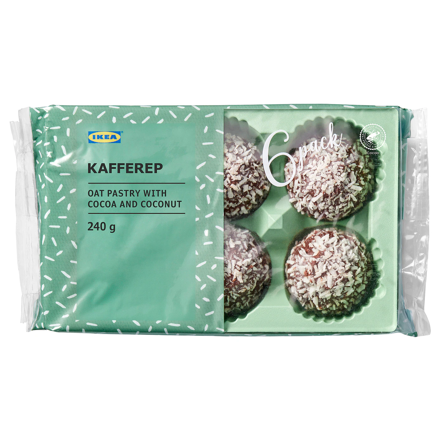 KAFFEREP Ovsene kuglice s čokol. i kokosom, Sa sertifikatom Rainforest Alliance, 240 g