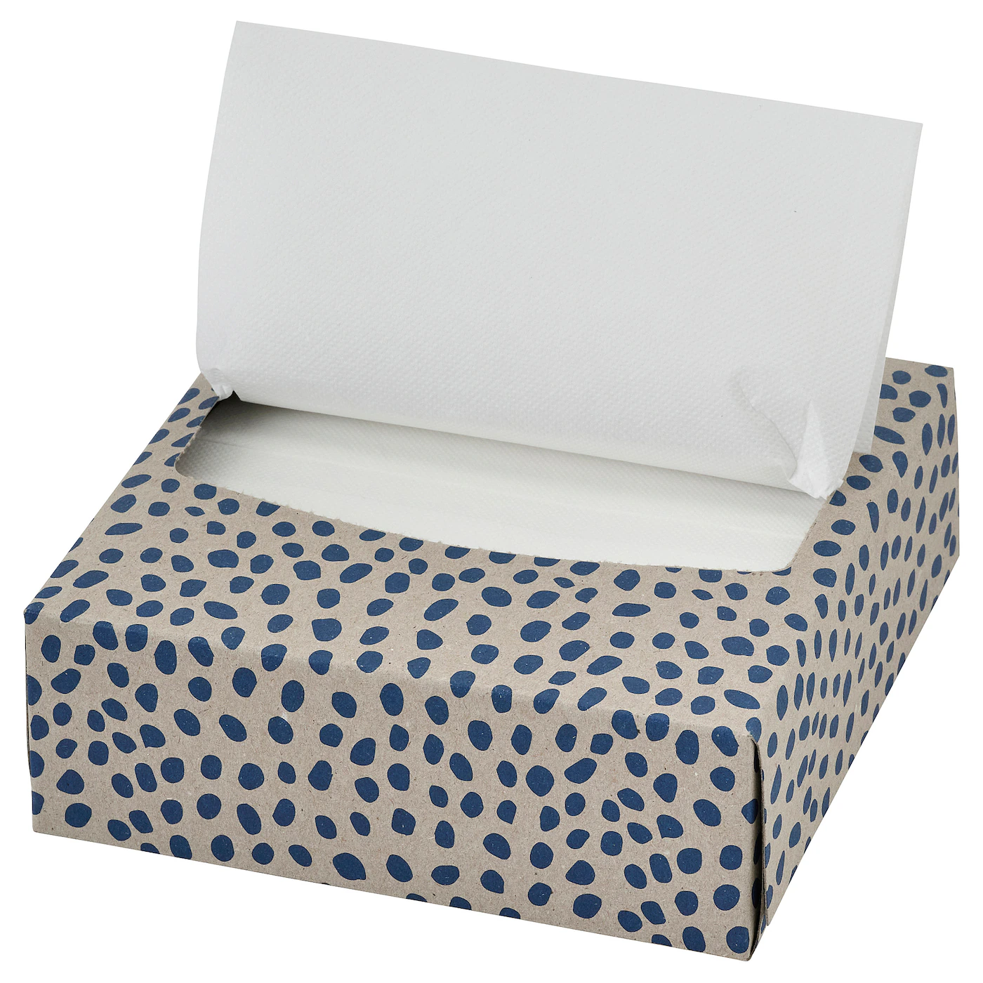 PILLERSTARR Papirna salveta, dezenirano/bež plava, 32x16 cm