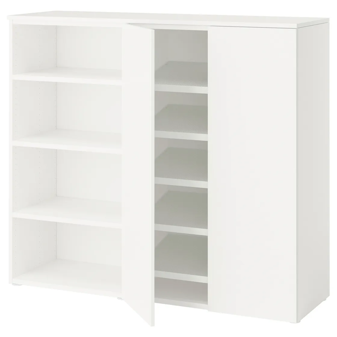 PLATSA Cipelarnik/element za odlaganje, bela/Fonnes bela, 140x42x123 cm