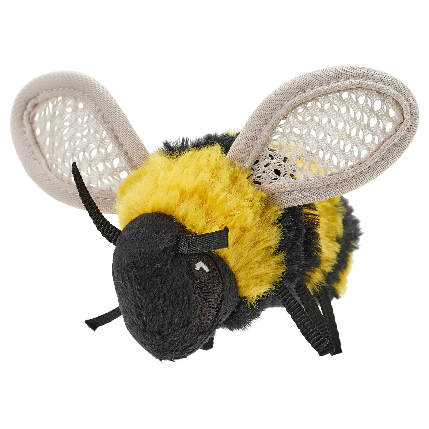 SKOGSDUVA Plišana igračka, mini-bumbar/crna žuta, 8 cm