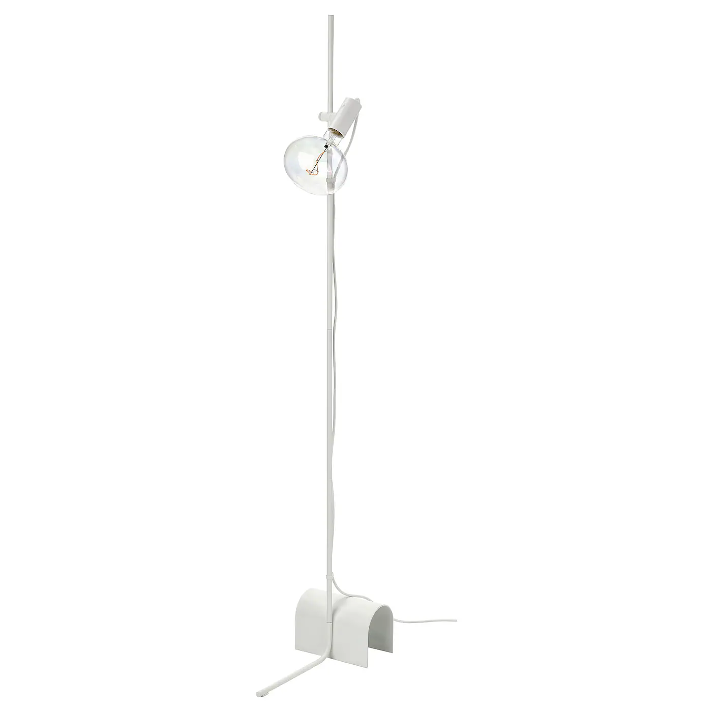 HÅRSLINGA / MOLNART Pod.lampa i sijalica, bela/elipsasto raznobojno
