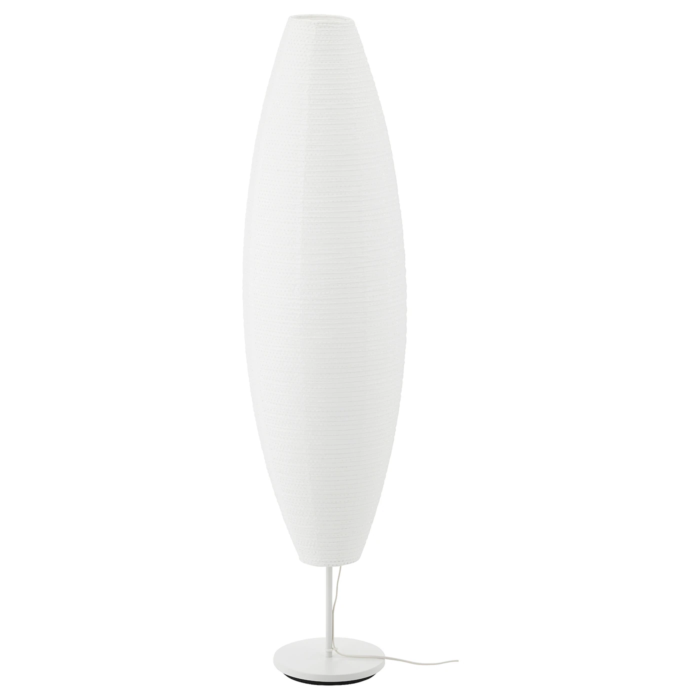 SOLLEFTEÅ Podna lampa, ovalno bela