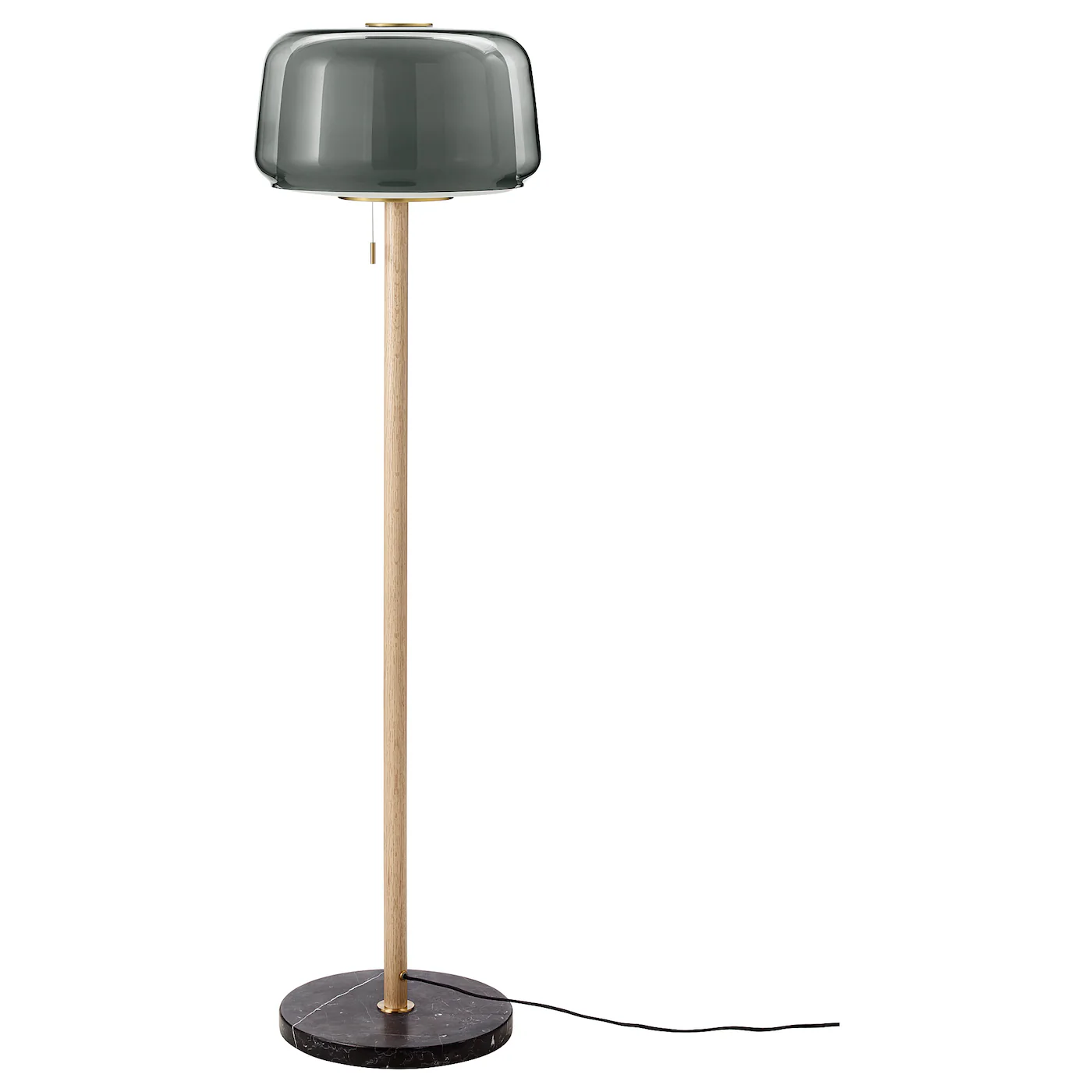 EVEDAL Podna lampa, mermer/siva