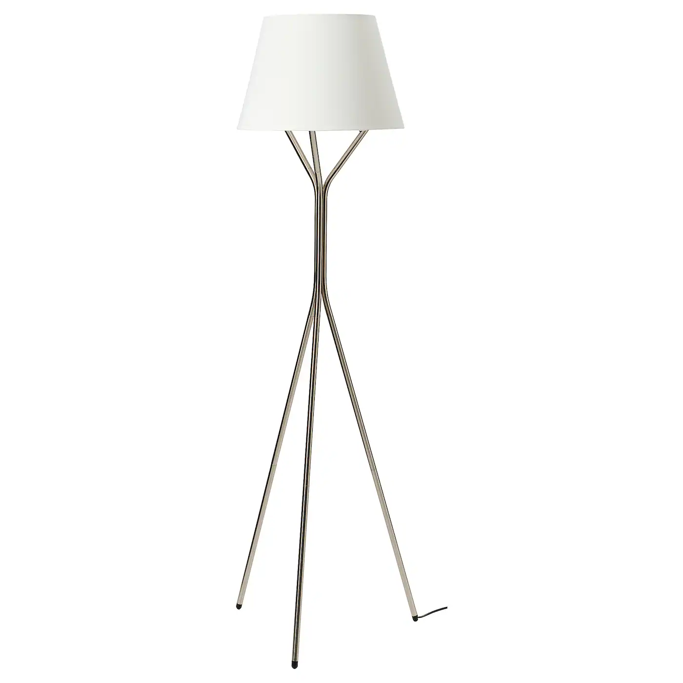 BLÄNKFYR Podna lampa, niklovano