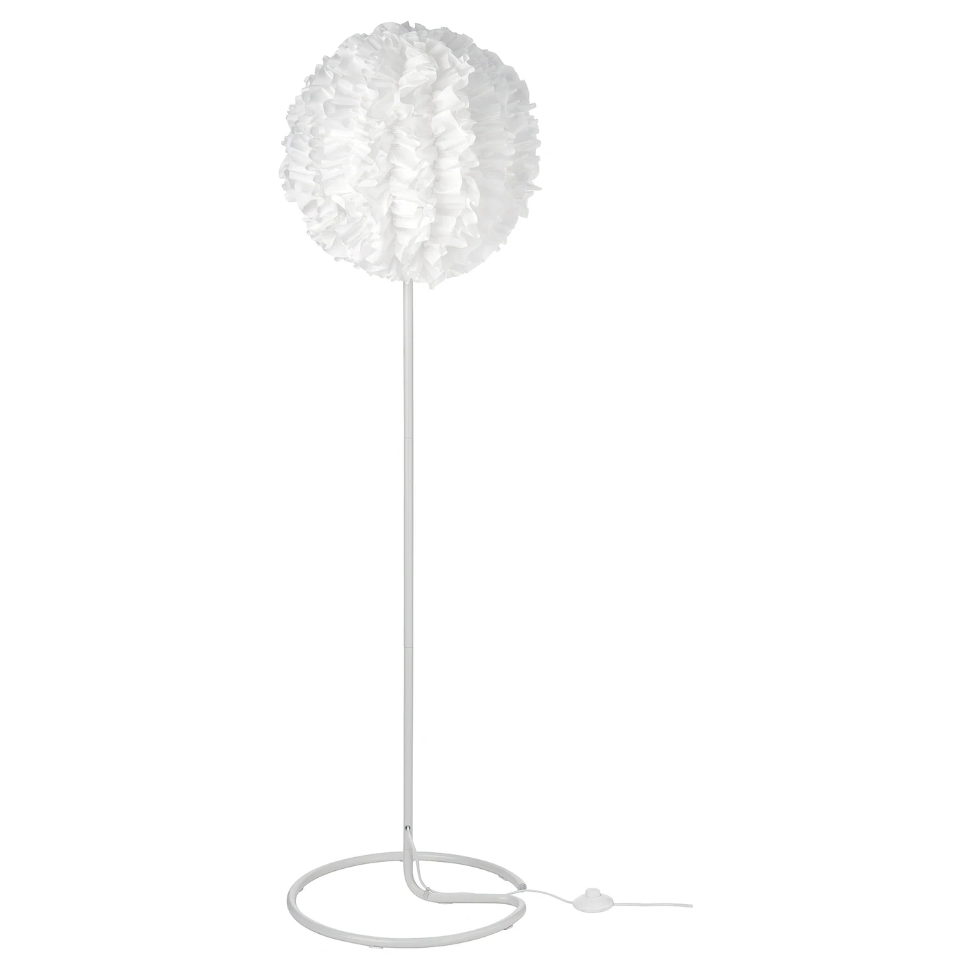 VINDKAST Podna lampa, bela
