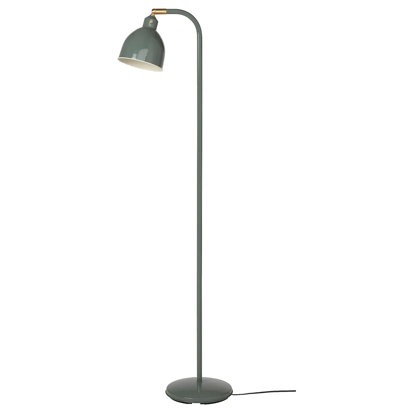 RÖDFLIK Podna/čitaća lampa, sivozelena
