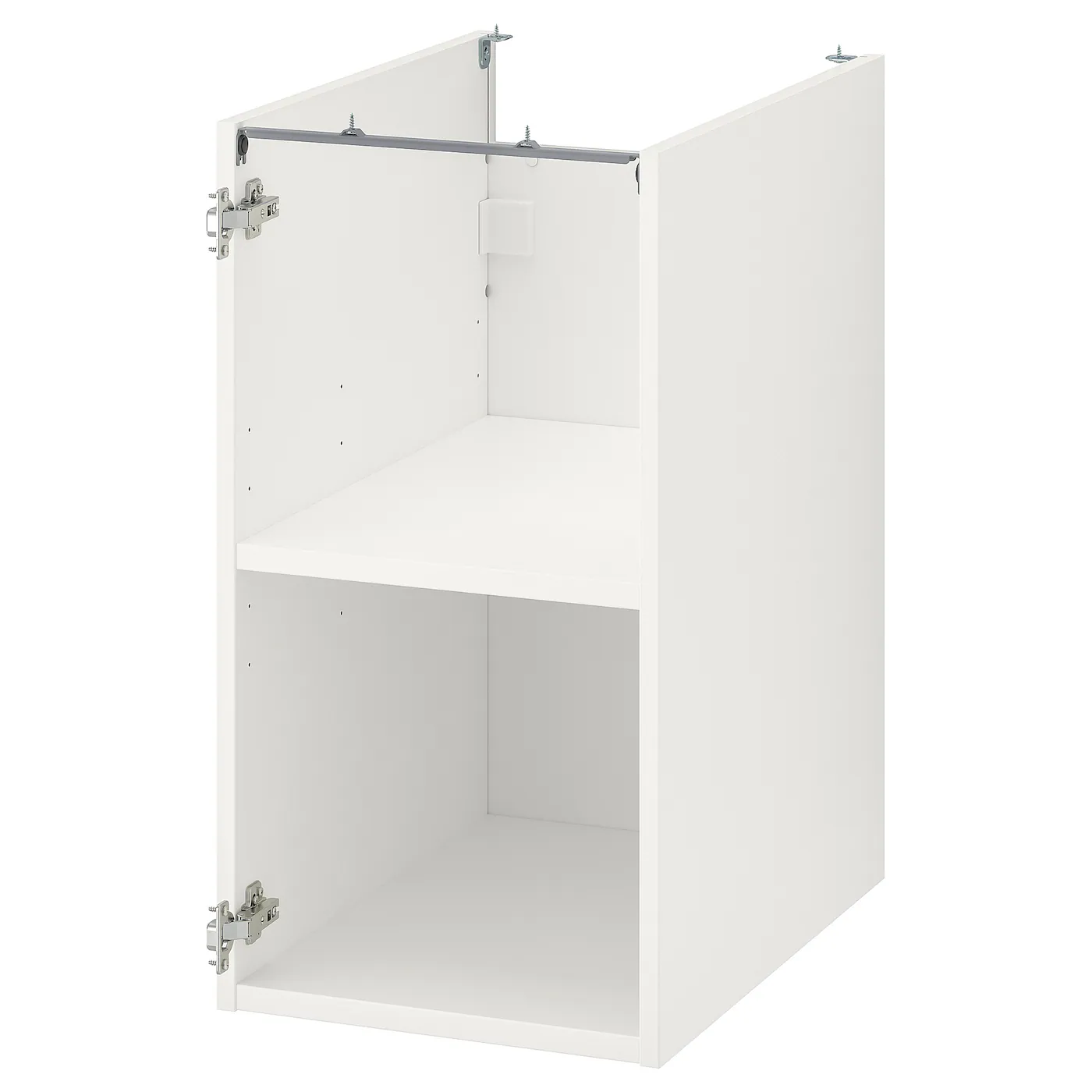 ENHET Podni element s policom, bela, 40x60x75 cm