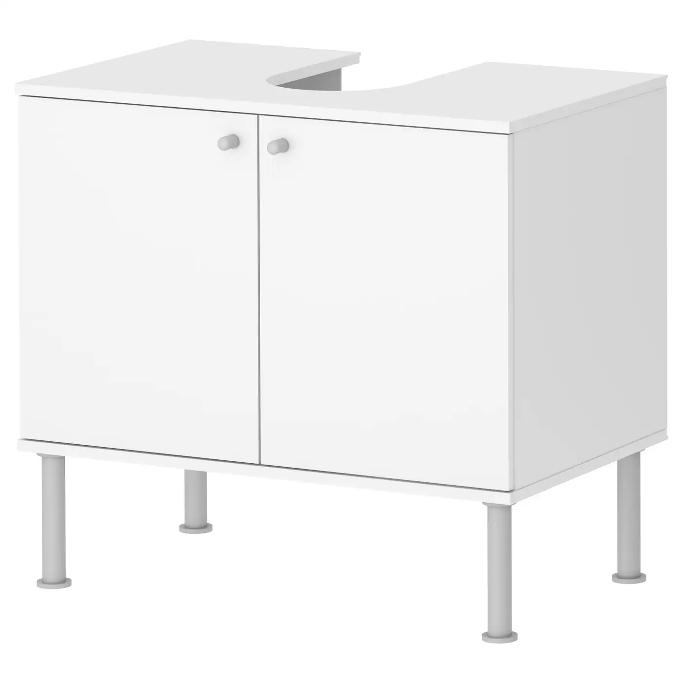 FULLEN Pod.ormarić umivaonika s 2 vrata, bela, 60x55 cm
