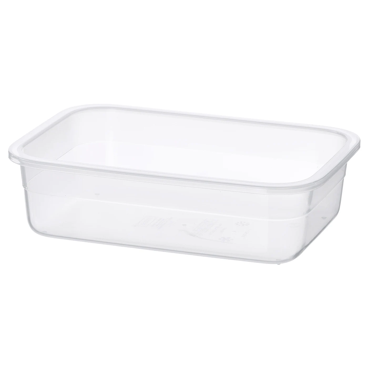 IKEA 365+ Posuda za hranu, pravougaono/plastika, 1.0 l