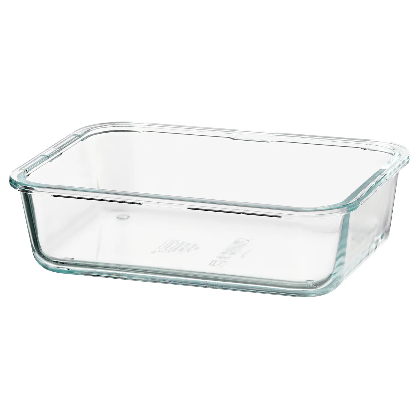 IKEA 365+ Posuda za hranu, pravougaono/staklo, 1.0 l