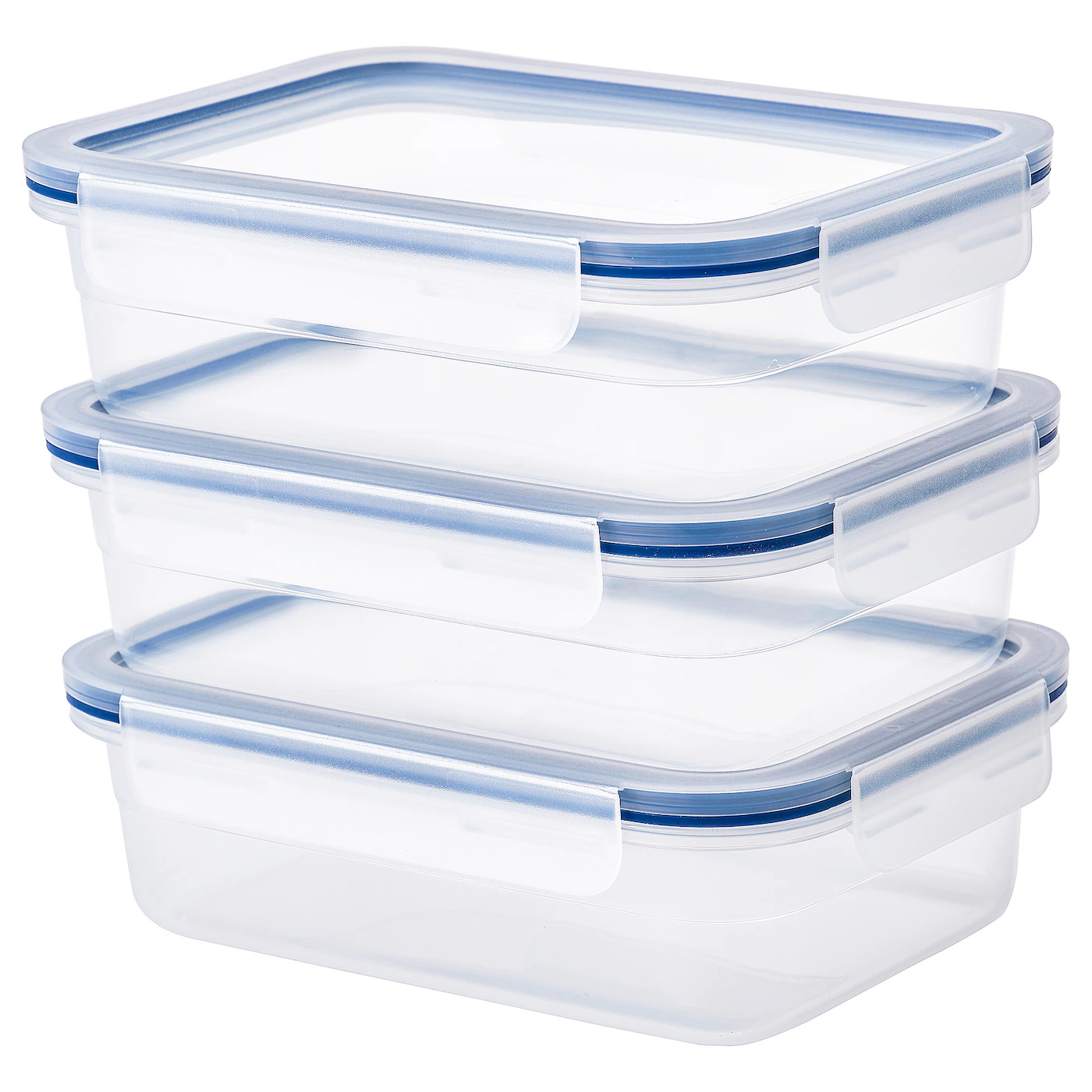 IKEA 365+ Posuda za hranu s poklopcem, pravougaono/plastika, 1.0 l