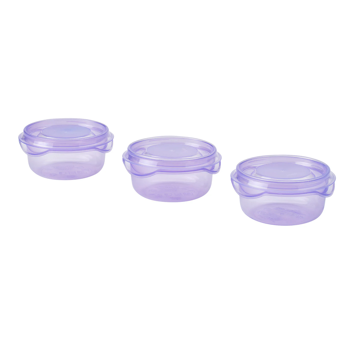 PRUTA Posuda za hranu s poklopcem, lila, 70 ml