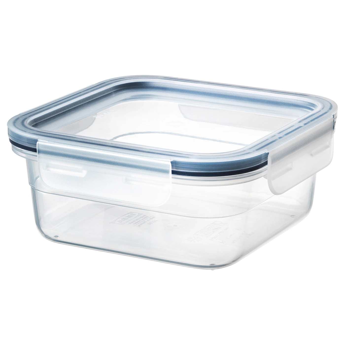 IKEA 365+ Posuda za hranu s poklopcem, kvadrat/plastika, 750 ml