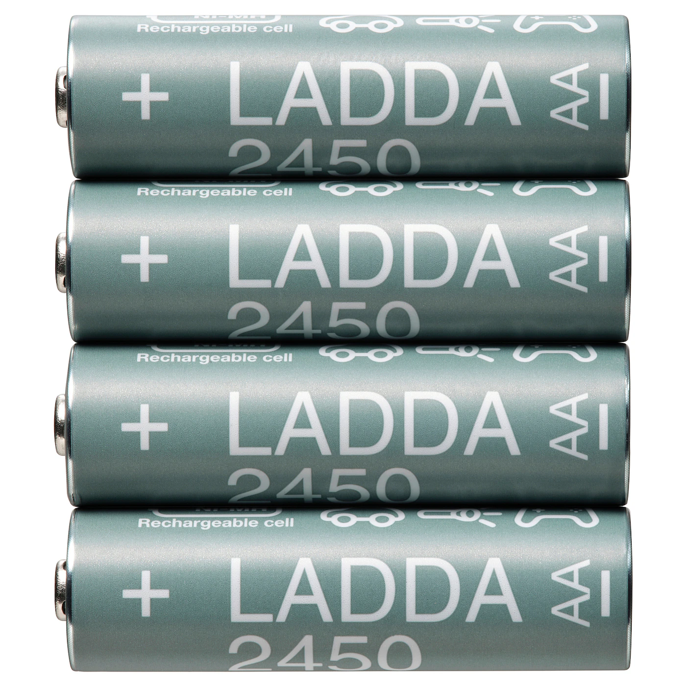 LADDA Punjiva baterija, HR06 AA 1.2V, 2450 mAh