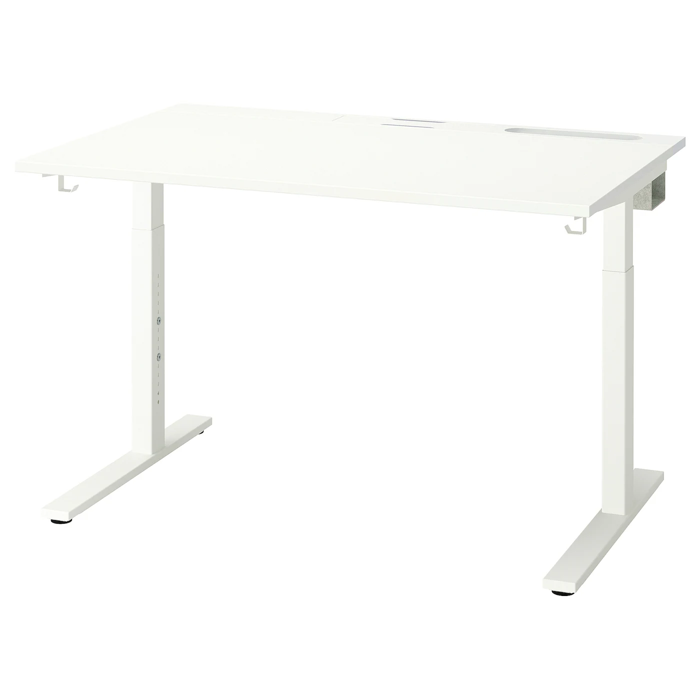 MITTZON Radni sto, bela, 120x80 cm
