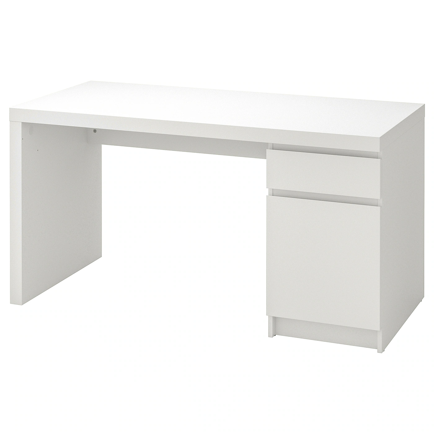 MALM Radni sto, bela, 140x65 cm