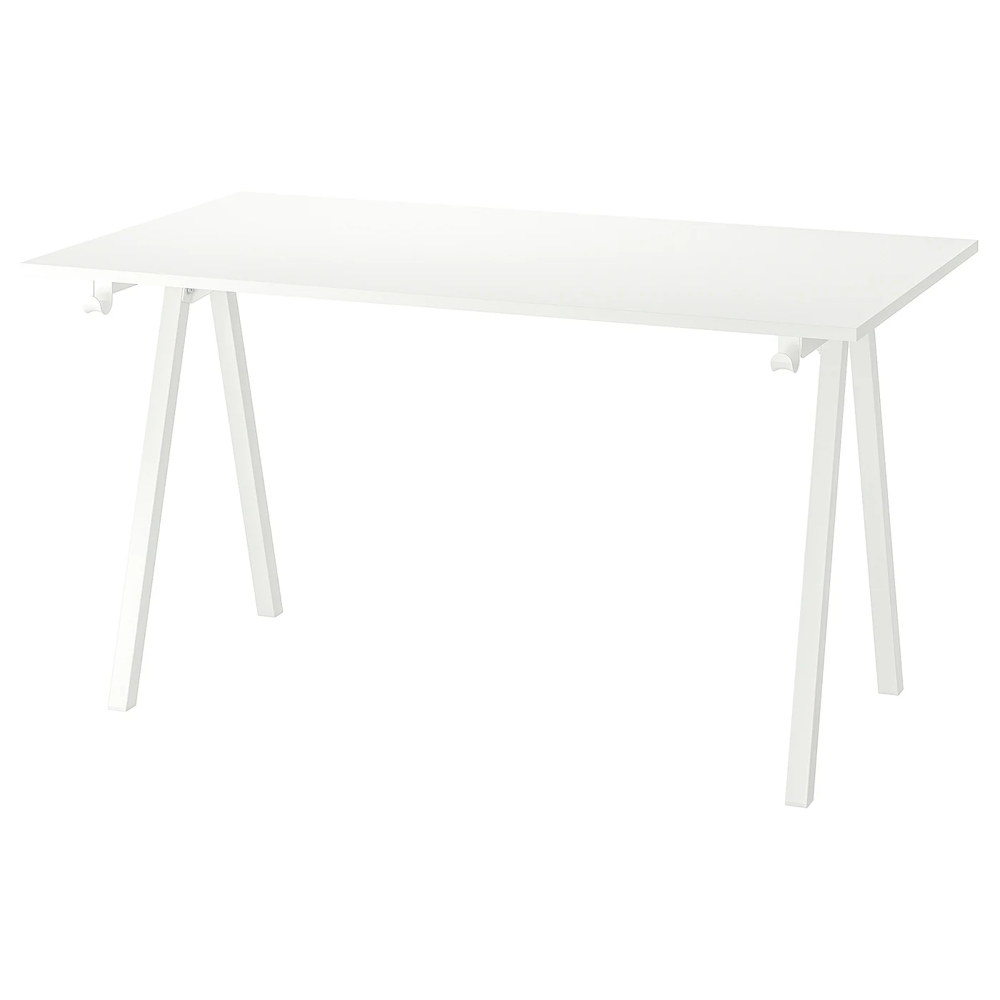 TROTTEN Radni sto, bela, 140x80 cm
