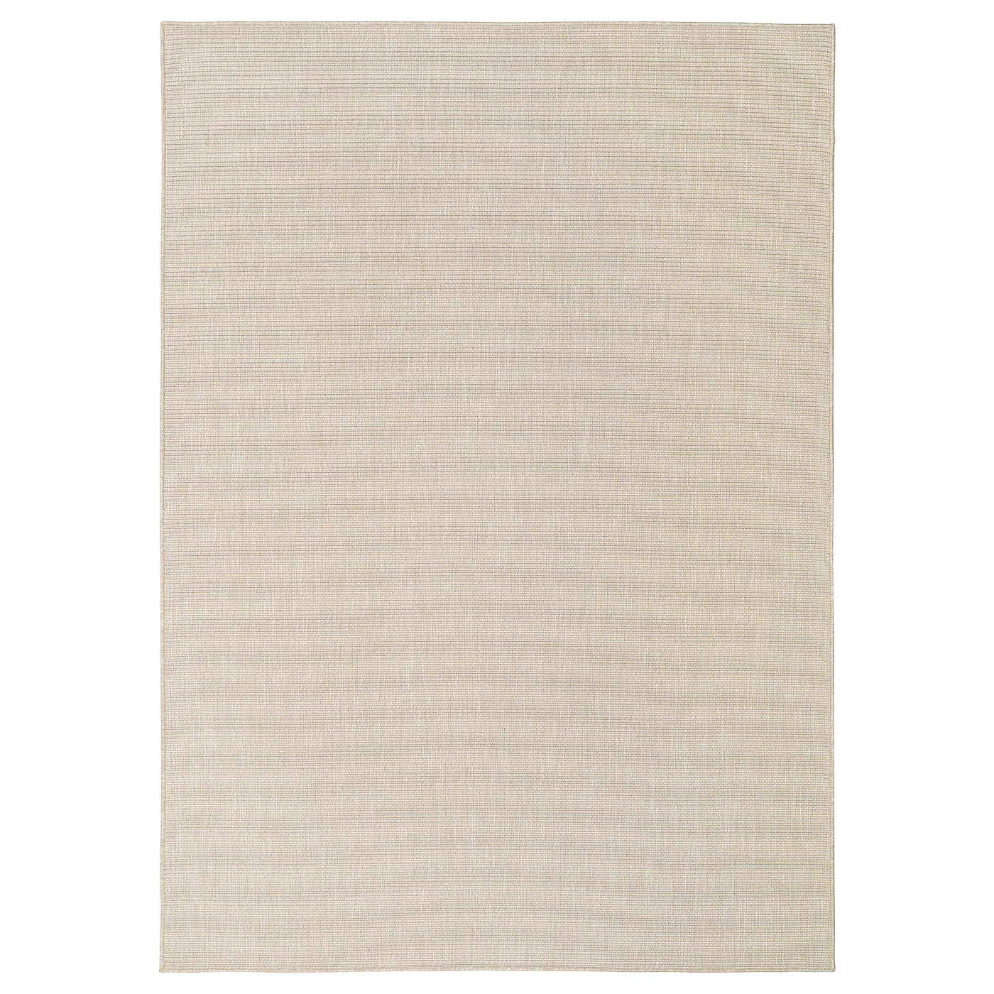 LUFTFARTYG Ravno tkani tepih, unutra/spolja, bež/pruga, 160x230 cm