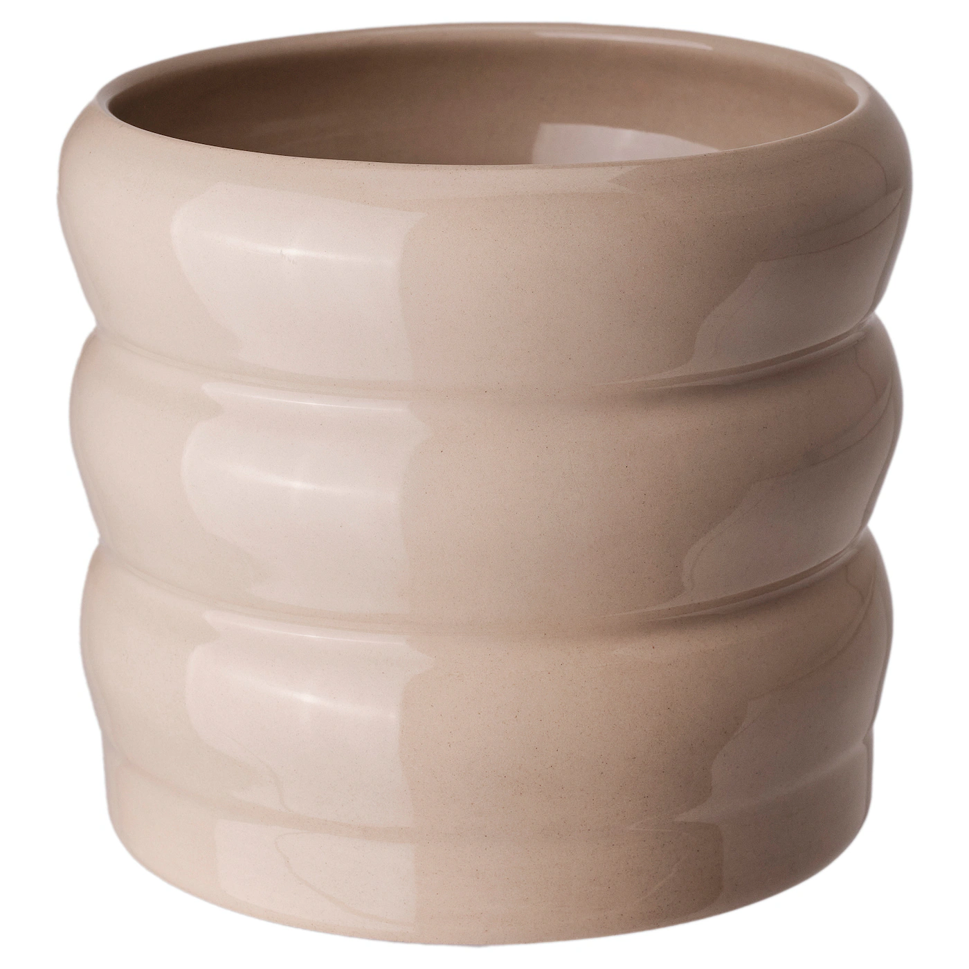 HASSELBUKETT Saksija, unutra/spolja/bež, 12 cm