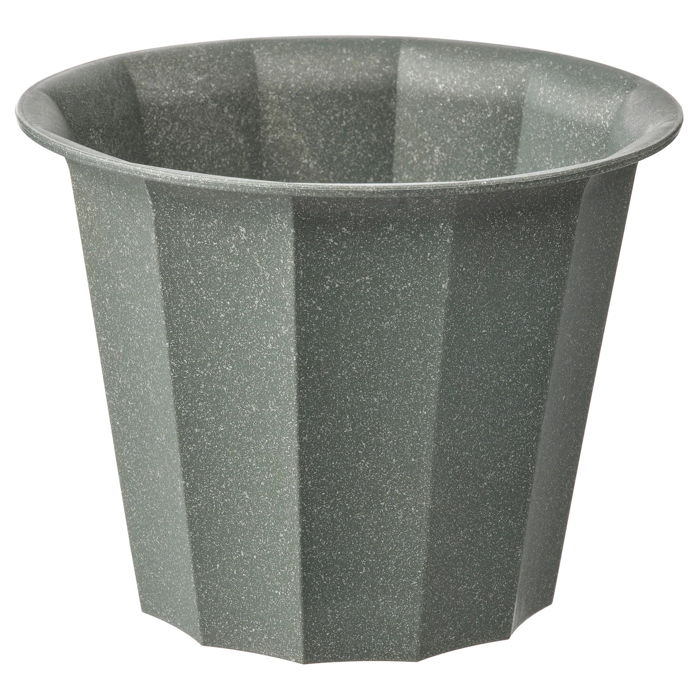 BUSKVERK Saksija, unutra/spolja siva, 9 cm