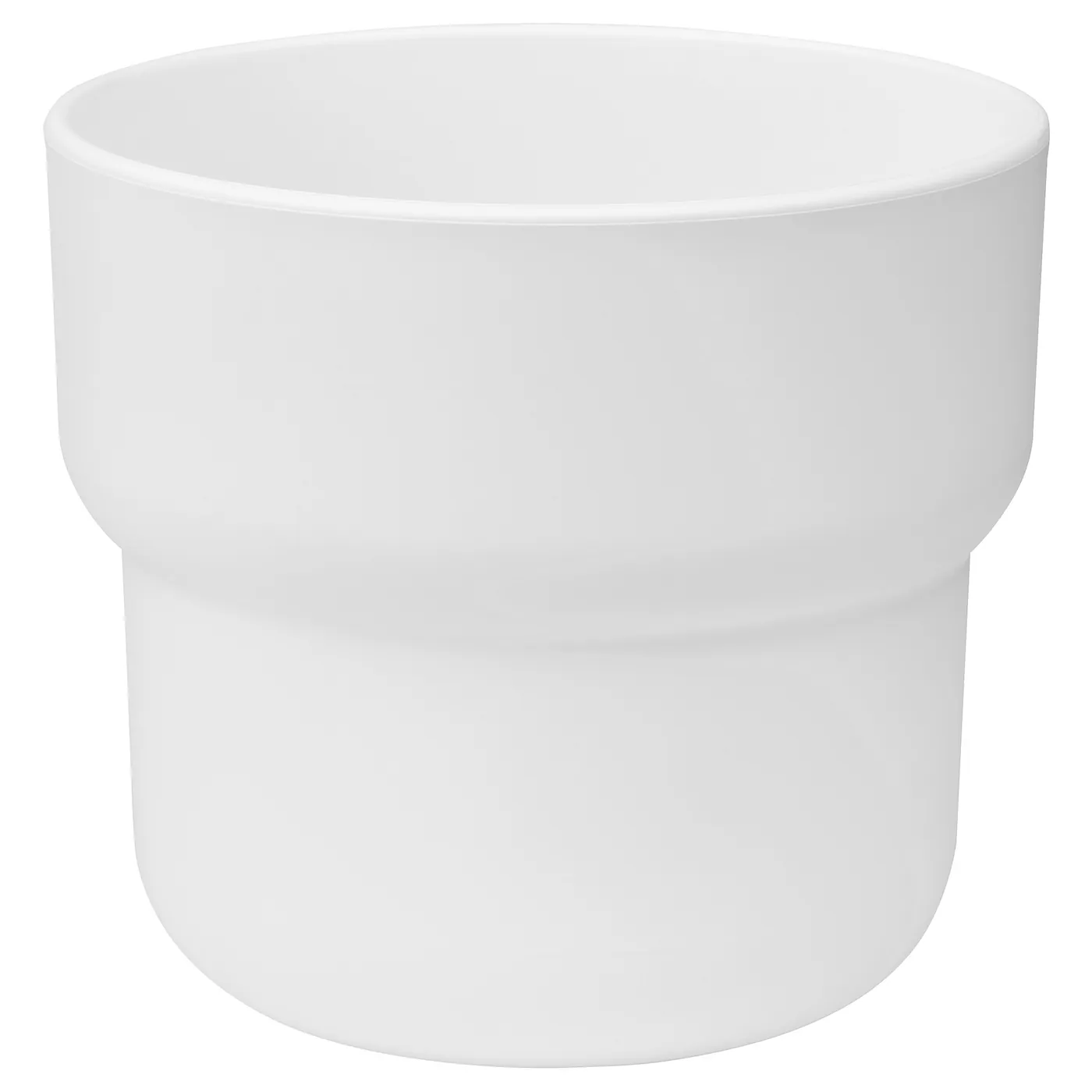 FÖRENLIG Saksija, unutra/spolja bela, 9 cm
