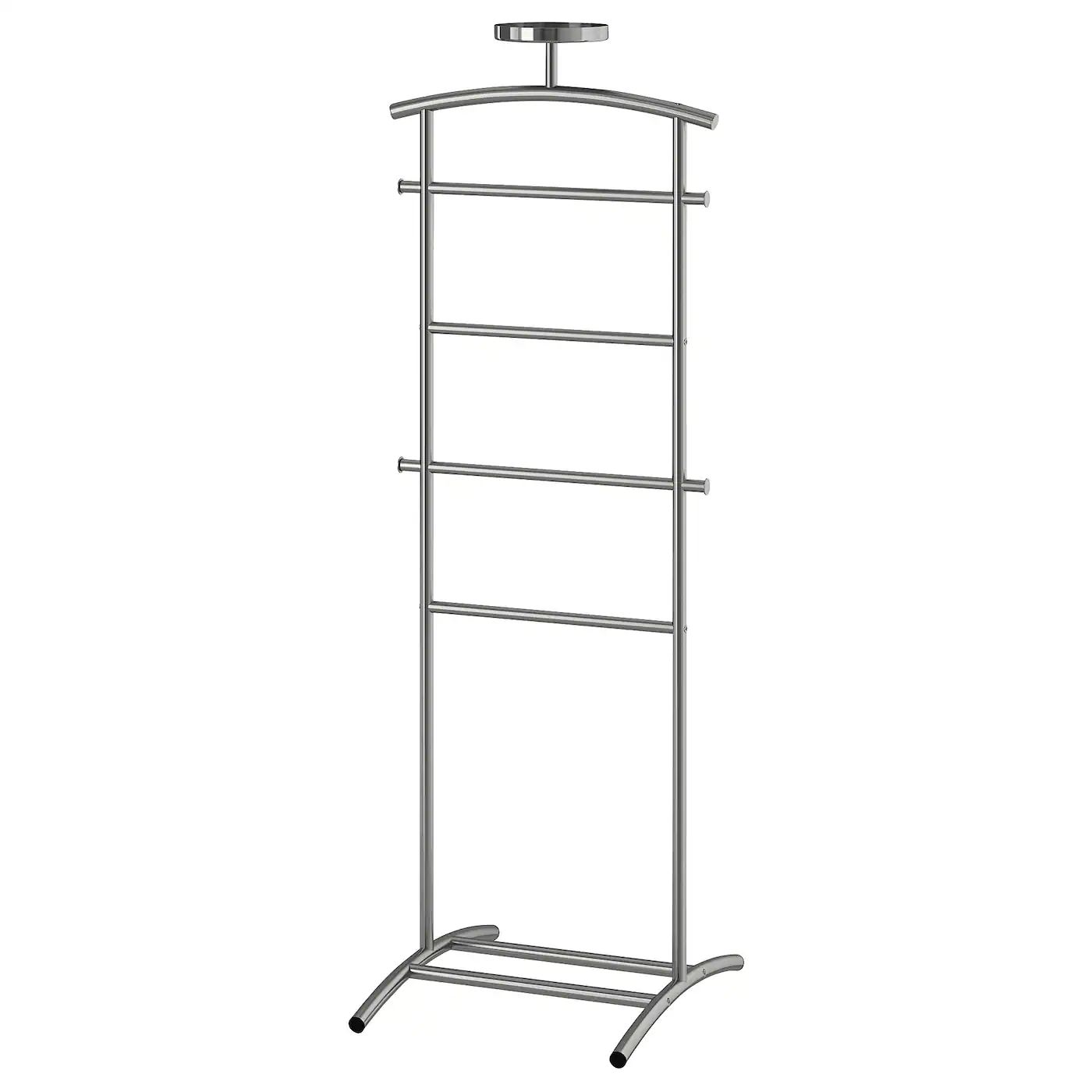 GRUNDTAL Samostojeća sobna vešalica, nerđajući čelik, 128 cm