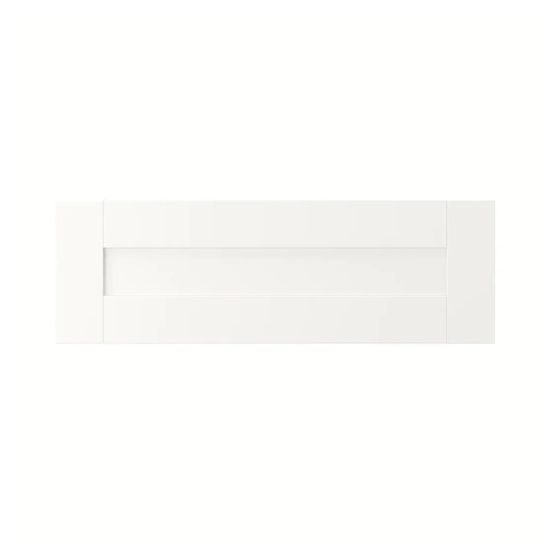 SANNIDAL Front fioke, bela, 60x20 cm