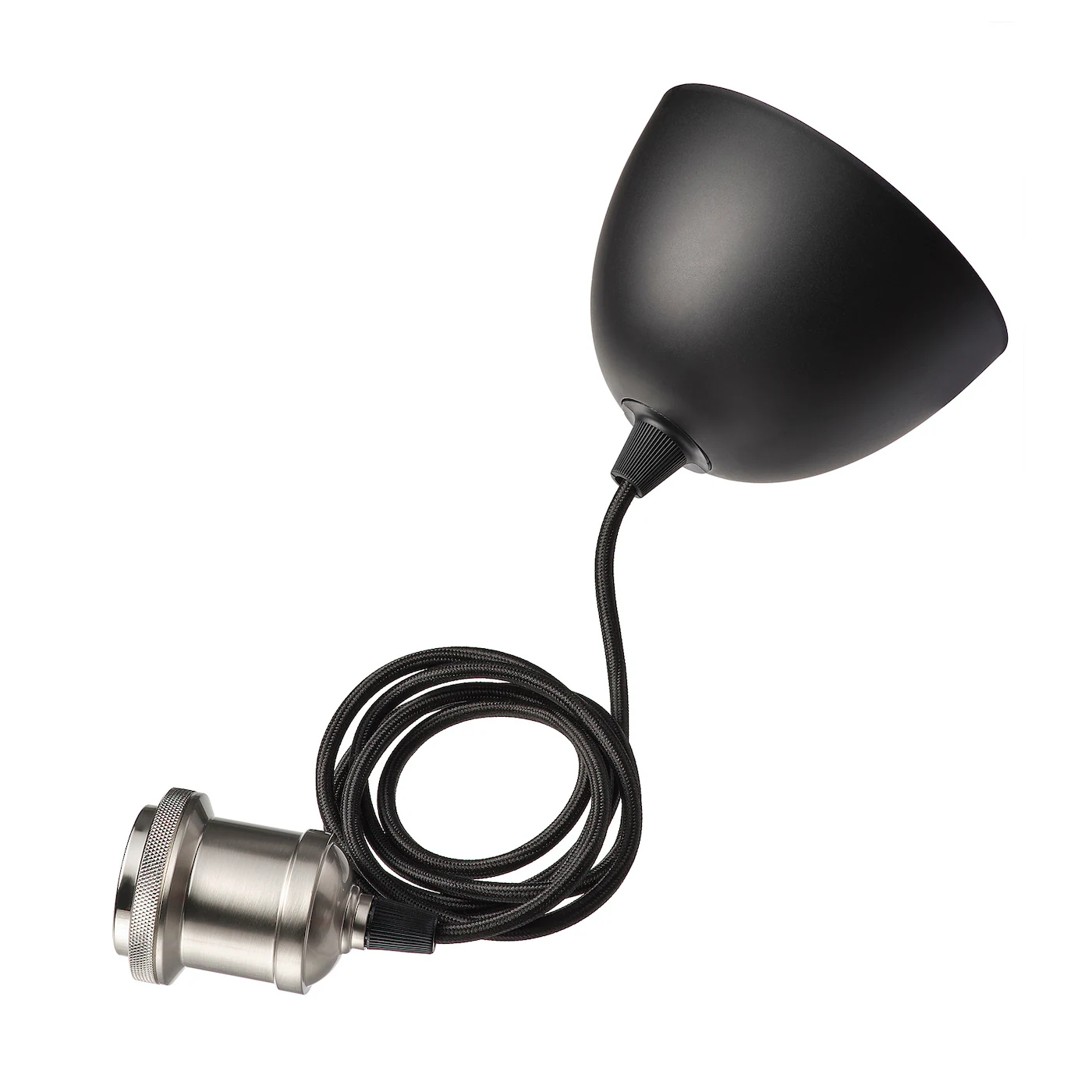 JÄLLBY Set kablova, tekstil niklovano, 1.4 m