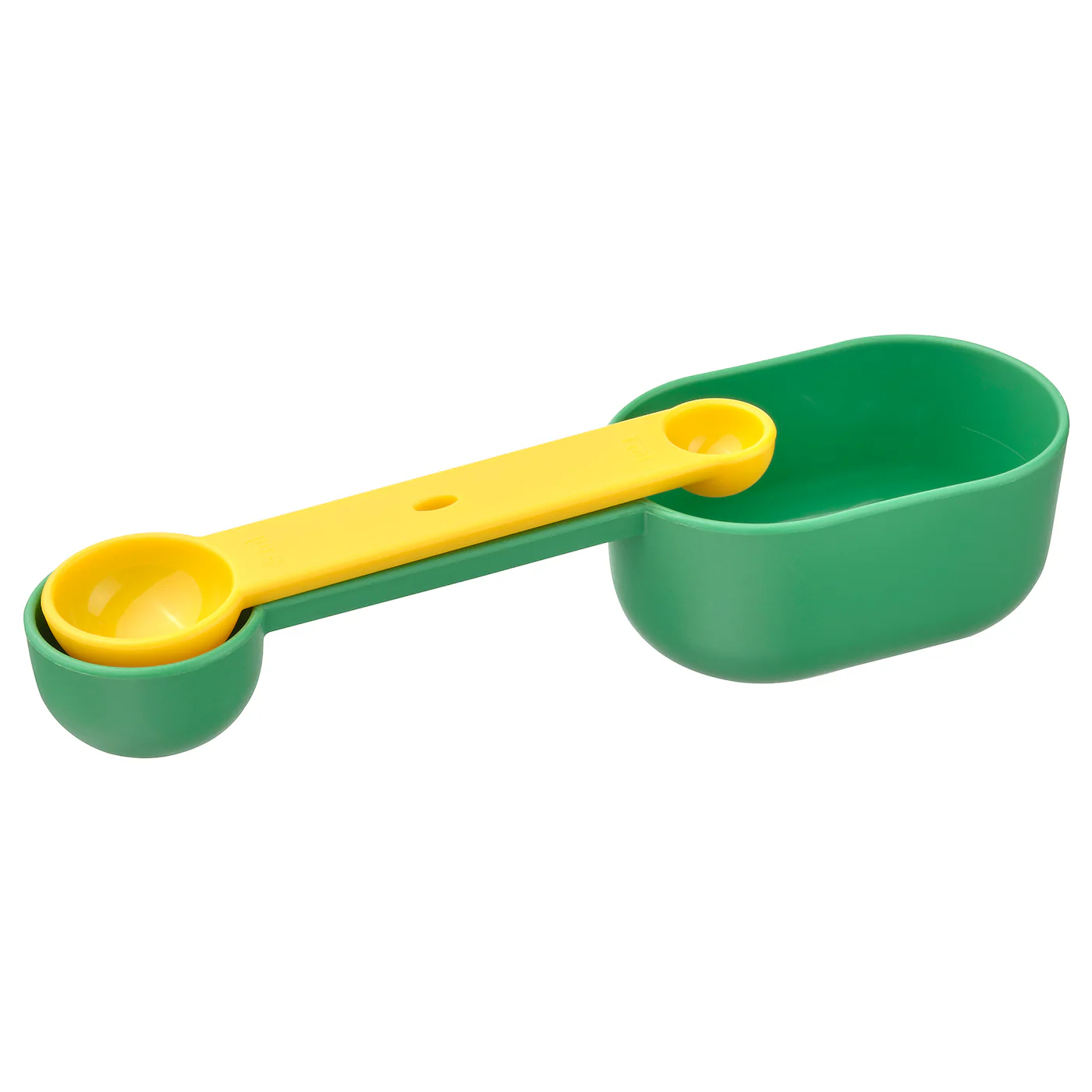 UPPFYLLD Set merica, 2 kom, jarkozelena/jarkožuta