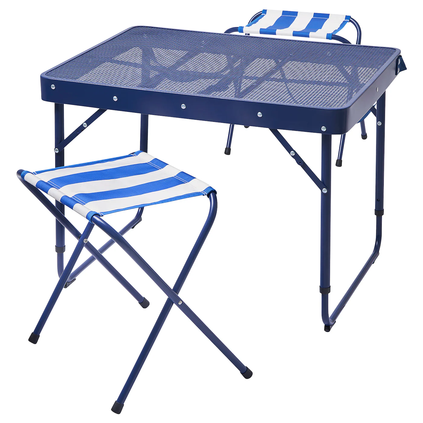 STRANDÖN Set za sklopiv sto, plava
