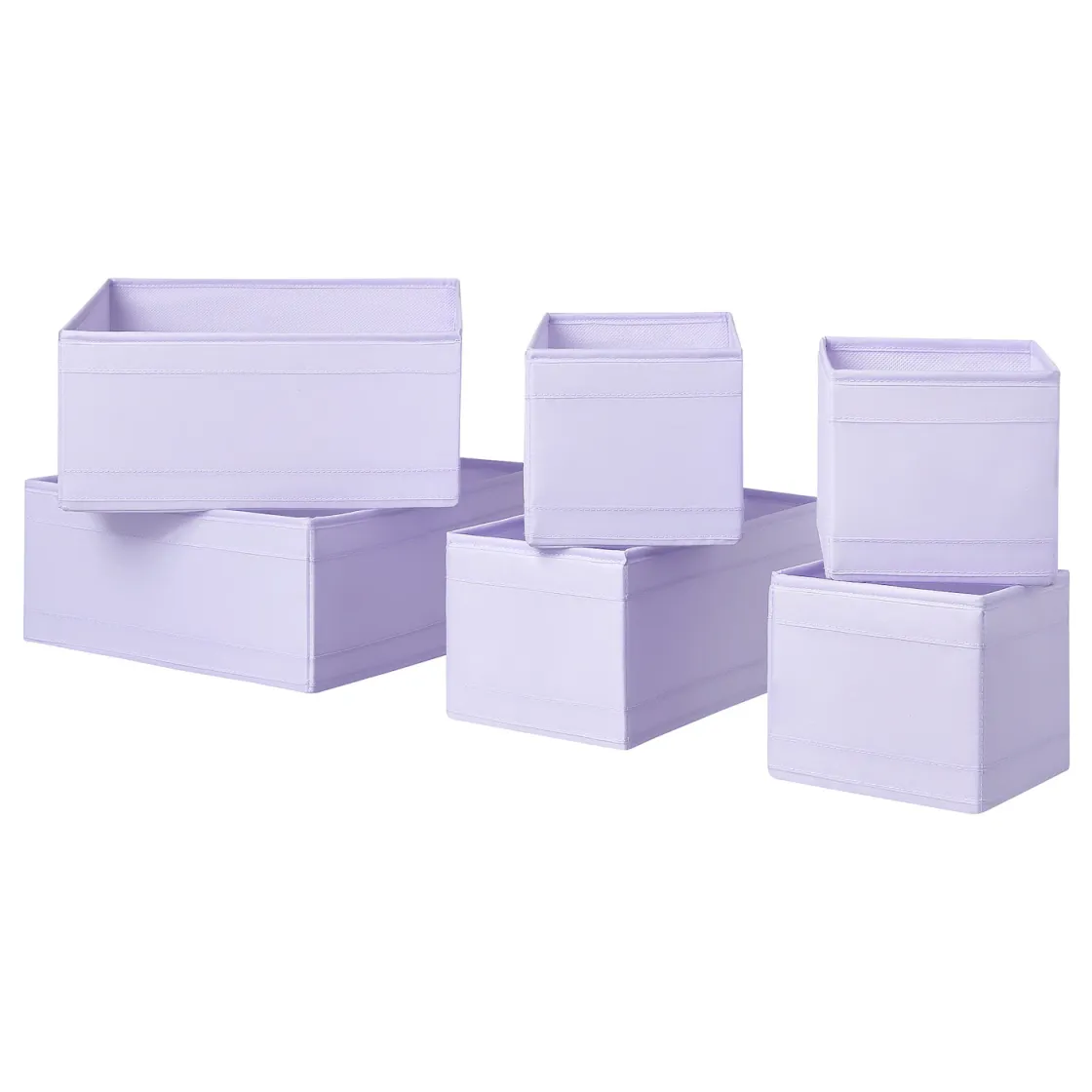 SKUBB Set kutija, 6 kom., lila
