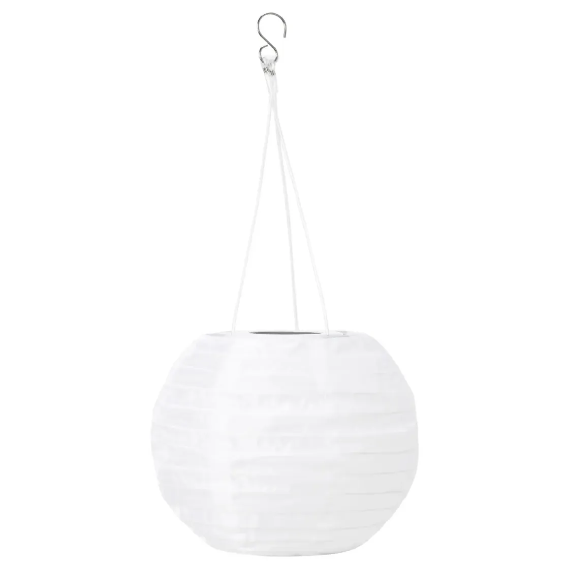 SOLVINDEN LED solarna visilica, napolju/kugla bela, 22 cm