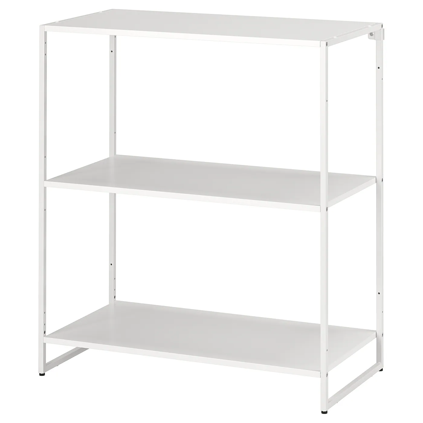 JOSTEIN Spojene police, unutra/spolja/metal bela, 81x40x90 cm