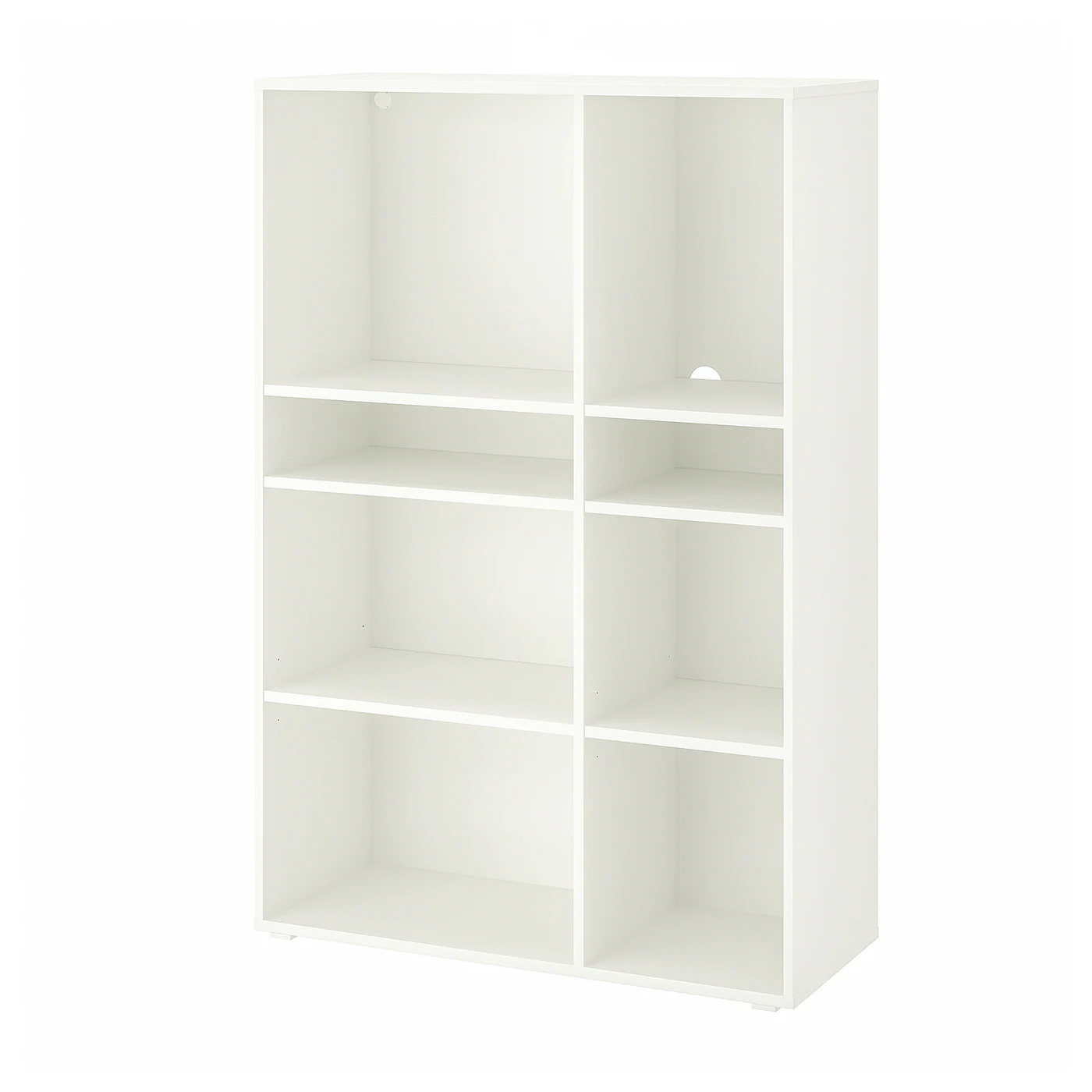 VIHALS Spojene police sa 6 polica, bela, 95x37x140 cm