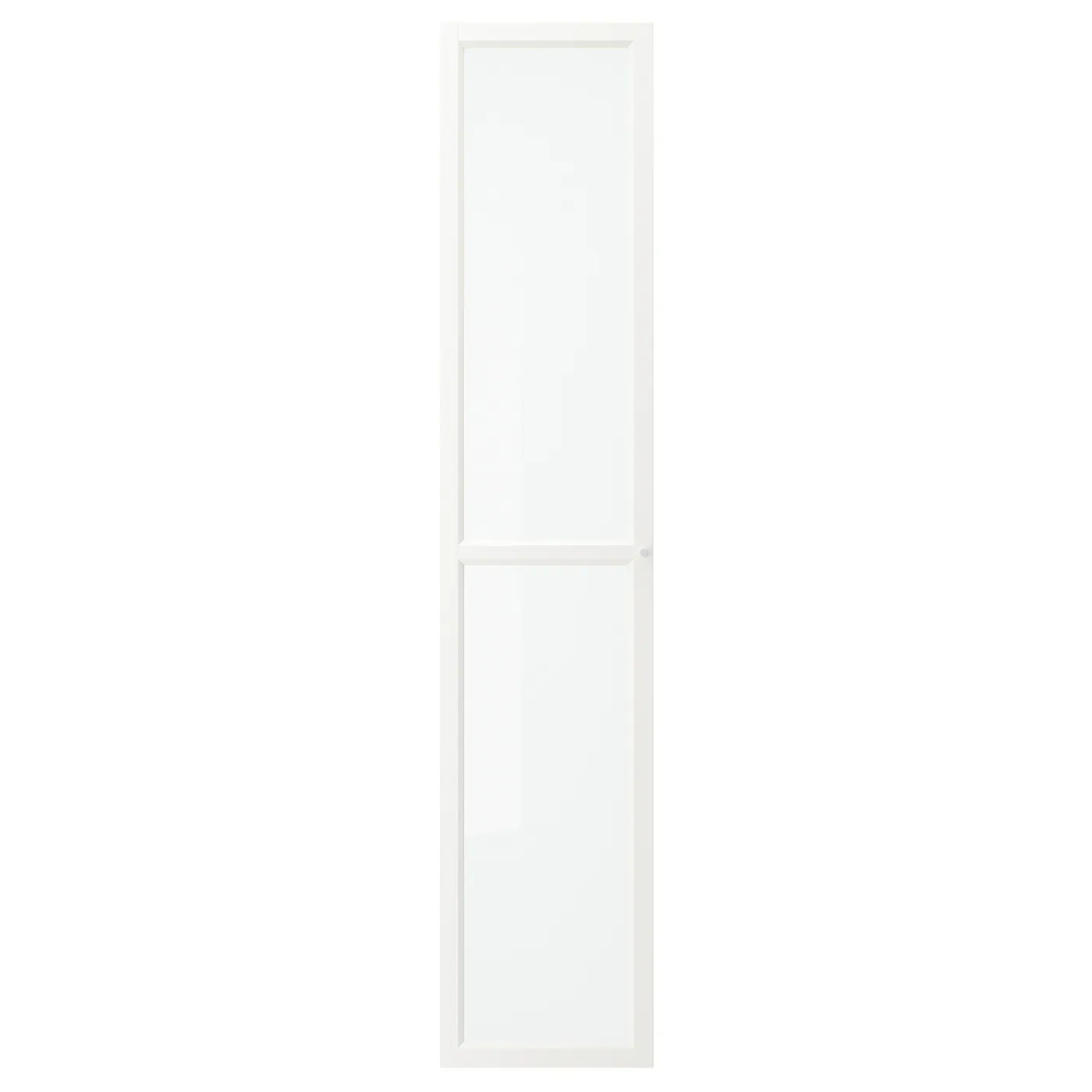 OXBERG Staklena vrata, bela, 40x192 cm
