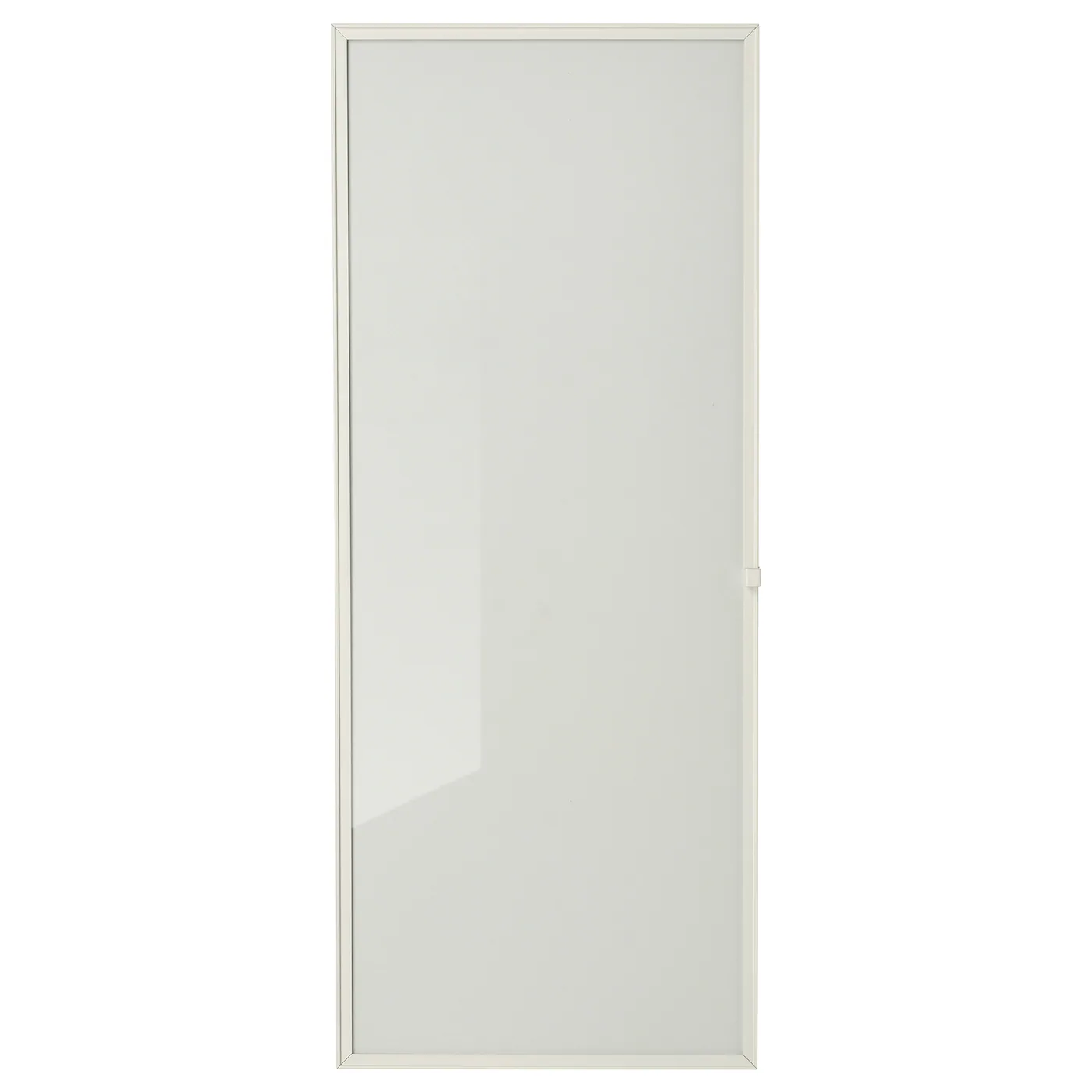 HÖGBO Staklena vrata, bela, 40x97 cm