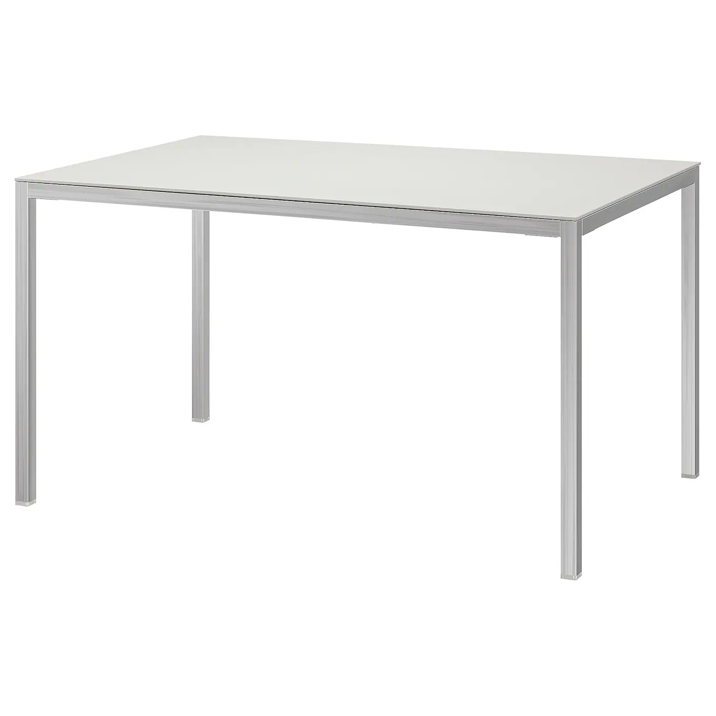 TORSBY Sto, hromirano/bela keramika, 135x85 cm