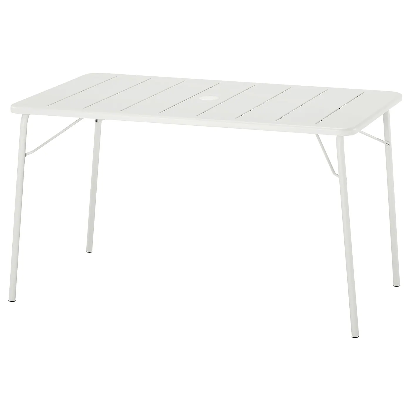 TORPARÖ Sto, spolja, bela/sklopivo, 130x74 cm