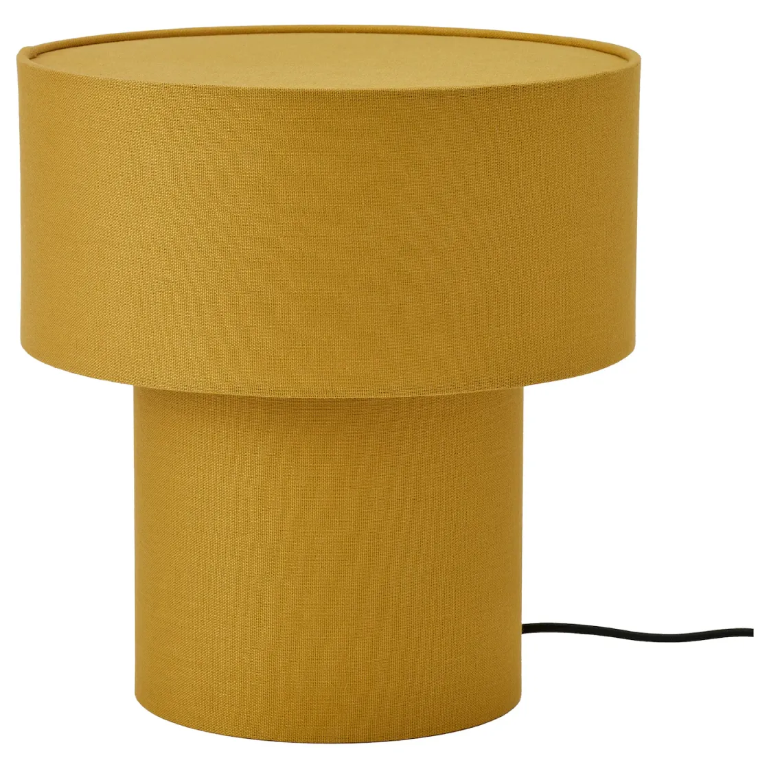 STOCKHOLM 2025 Stona lampa, žuta/tekstil, 35 cm